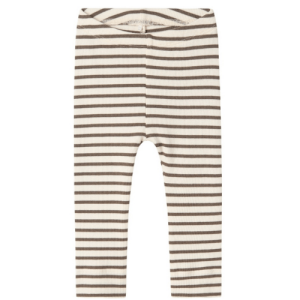 name it Leggings aus Rippstrick in olivegrün