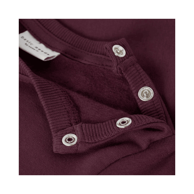name it Weiches Baby-Sweatshirt in weinrot