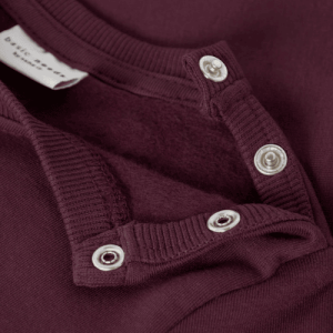name it Weiches Baby-Sweatshirt in weinrot