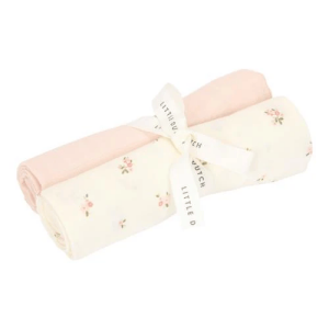 Little Dutch Swaddle 2er Rosa 70x70cm - Fairy Garden -...