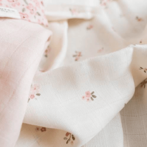 Little Dutch Swaddle 2er Rosa 70x70cm - Fairy Garden -...