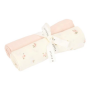 Little Dutch Swaddle 2er Rosa 70x70cm - Fairy Garden - Fairy Blossom