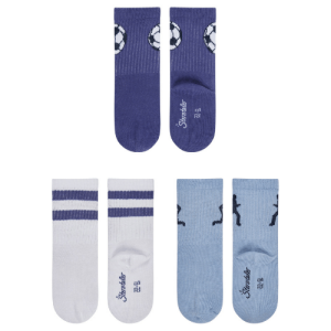 Sterntaler Socken 3er-Pack Sport – Lang mit...
