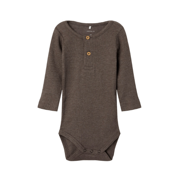 name it Babybody langarm olivegrün