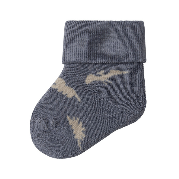 name it Baby Socken Dino blau
