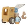 Little Dutch Holz Kranwagen mit Figur