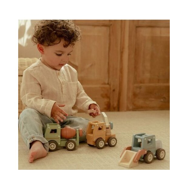 Little Dutch Holz Betonmischer mit Figur