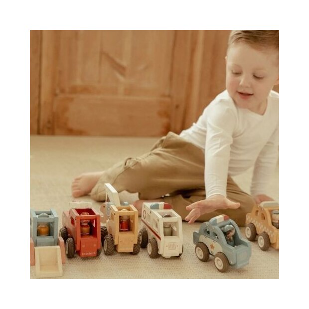 Little Dutch Holz Betonmischer mit Figur