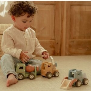 Little Dutch Holz Betonmischer mit Figur