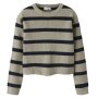 name it Ringel-Strickpulli grau blau