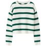 name it Ringel-Strickpulli natur grün