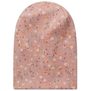 name it Beanie Blumen rosa