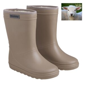 En Fant KInder-Thermo-Regenstiefel mit Wollfutter beige