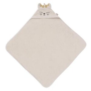 Jollein Kapuzenhandtuch Frottee 75x75cm - Katze Charlie