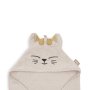 Jollein Kapuzenhandtuch Frottee 75x75cm - Katze Charlie