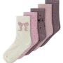 name it 5er-Pack Mädchen-Socken rosa
