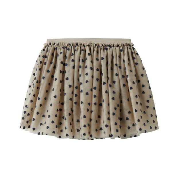 name it Tüllrock Herzchen beige