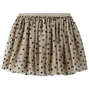 name it Tüllrock Herzchen beige