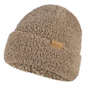 Sterntaler Teddy-Beanie mit Fleece-Futter braun