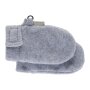 Sterntaler Fäustlinge 0 (0-9Monate) ohne Daumen aus Microfleece mit Klett - silber melange