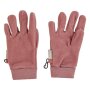 Sterntaler Fingerhandschuh aus Microfleece mit Bündchen - rosenholz