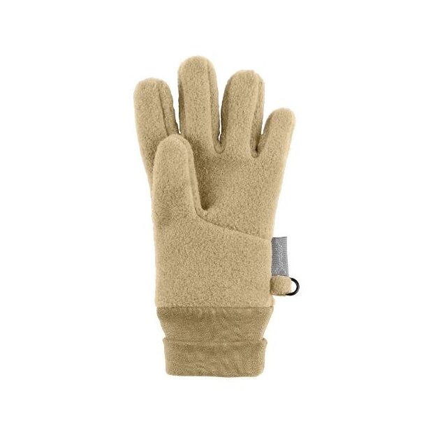 Sterntaler Fingerhandschuh aus Microfleece mit Bündchen - beige