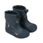 Bundgaard Barfußschuh Malik Gummistiefel gefüttert - Dino Navy