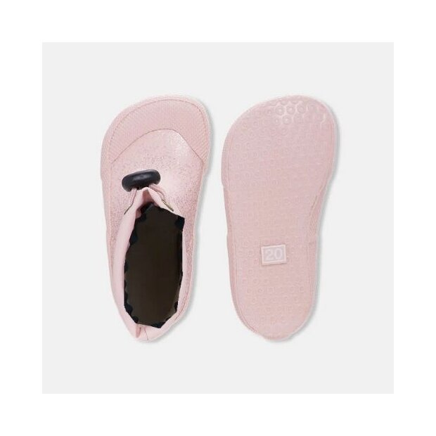 Bundgaard Barfußschuh Malik Gummistiefel gefüttert - Rose Sparkle