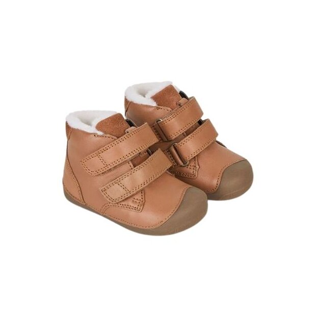 Bundgaard Barfußschuh Wolle Petit Winter - Cognac