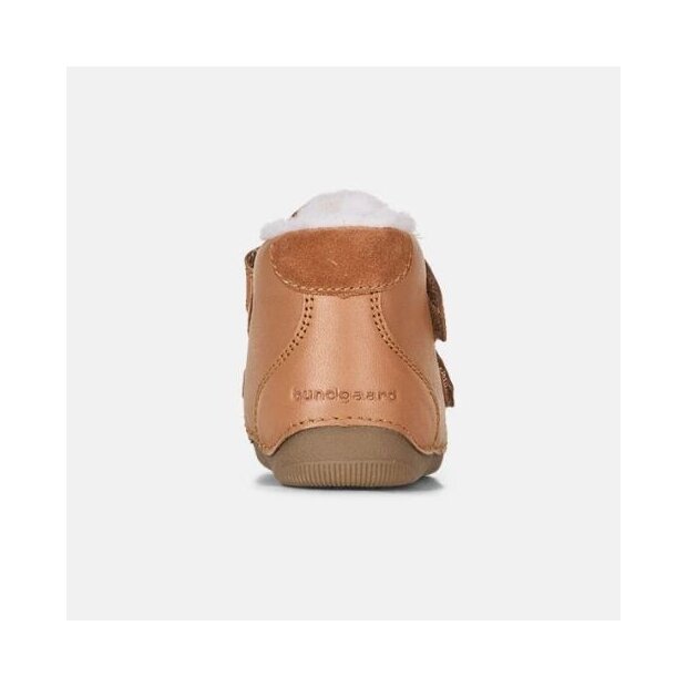 Bundgaard Barfußschuh Wolle Petit Winter - Cognac