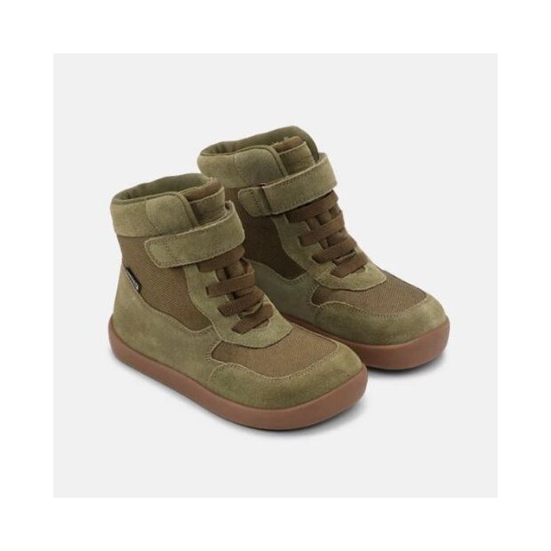 Bundgaard Barfußschuh Wolle Brooklyn - Army Olive