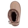 EMU Lammfell Stiefel Rigel Shine Kids - Schleife rosa glitzer