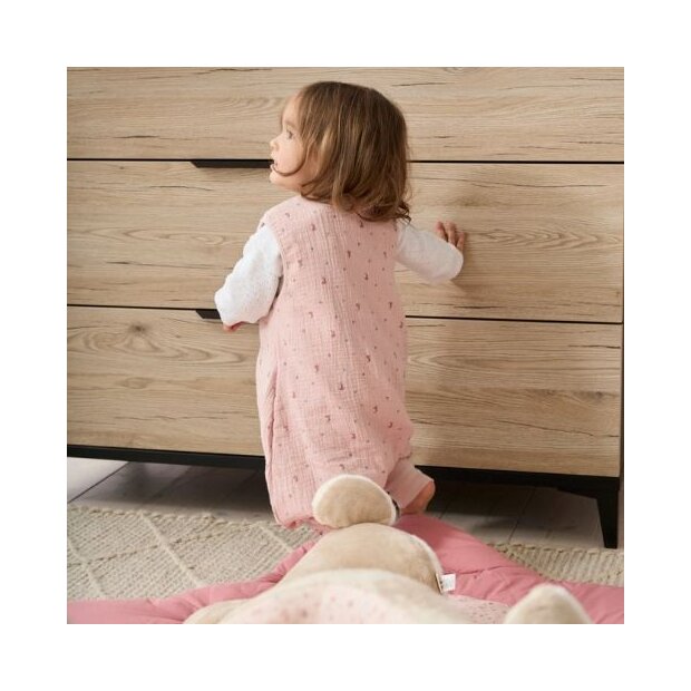 Sterntaler Musselin Schlafsack mit Beinen 92/98 cm Hanni – 1,0 TOG