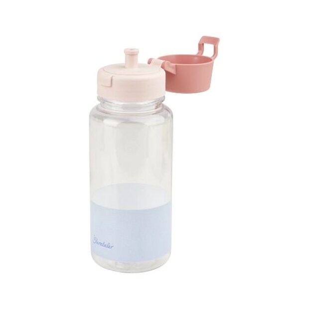 Sterntaler Trinkflasche Tritan 400 ml mit spülmaschinenfesten Stickern - perlrosa