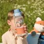 Sterntaler Trinkflasche Tritan 400 ml mit spülmaschinenfesten Stickern - mittelblau