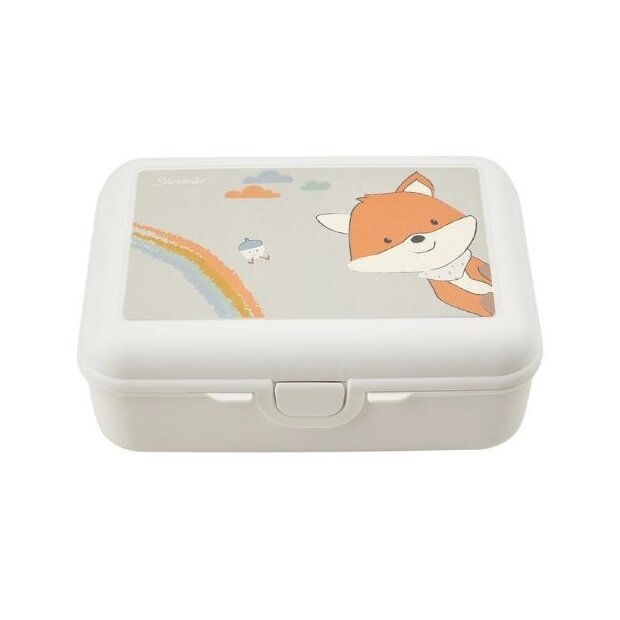 Sterntaler Kinderbrotdose Fuchs Filou mit Innenfach - lichtgrau
