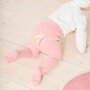 Sterntaler Krabbelstrumpfhose Hase mit ABS & Innenfrottee - mattrosa