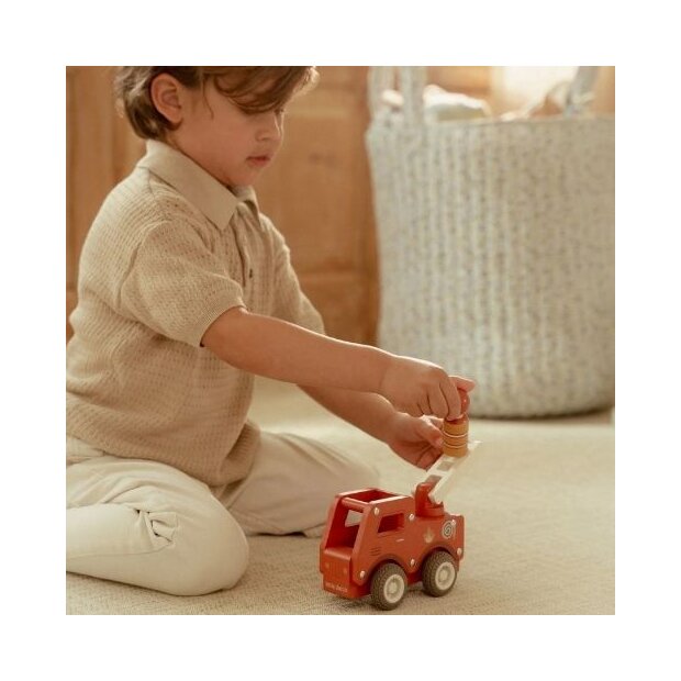 Little Dutch Holz Feuerwehrauto mit Figur
