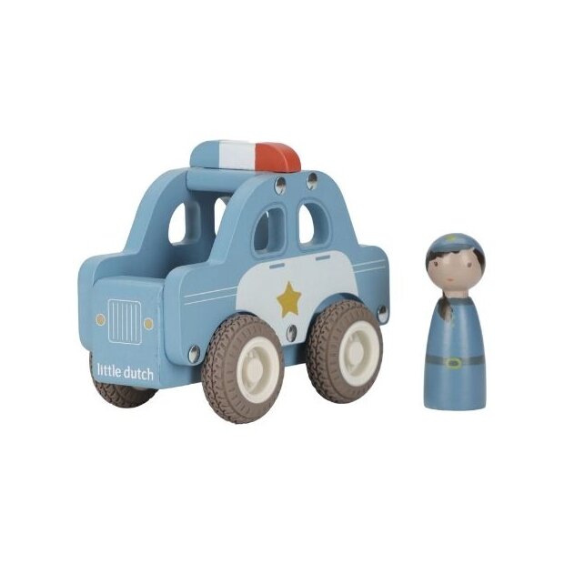 Little Dutch Holz Polizeiauto mit Figur