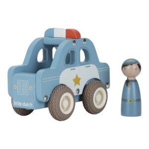 Little Dutch Holz Polizeiauto mit Figur