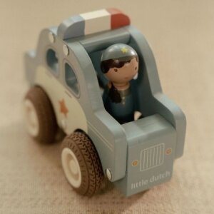 Little Dutch Holz Polizeiauto mit Figur