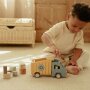 Little Dutch Holz Muldenkipper Müllwagen mit Figur