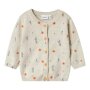 name it Strickjacke - Blümchen Allover Peyote Melange