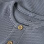 name it Langarmbody Knöpfe blau grau