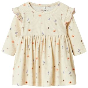 name it Baby Kleidchen Blumen
