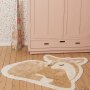 Waschbarer Teppich Reh Beige 103x110cm Little Dutch
