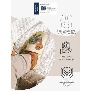Hobea Lauflernschuhe - Igel braun