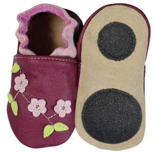 Hobea Lauflernschuhe - Kirschblüte lila