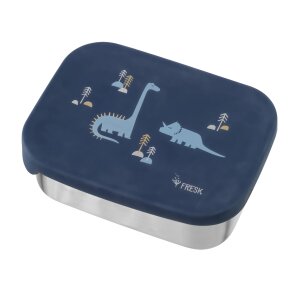 Fresk Edelstahl Vesperdose mit Unterteilung - Dino