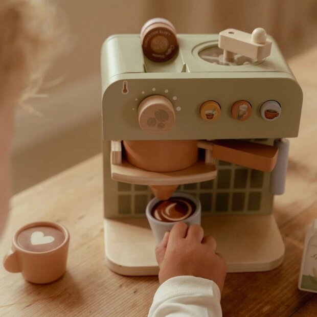 Little Dutch Holz Kaffeemaschine - Grün